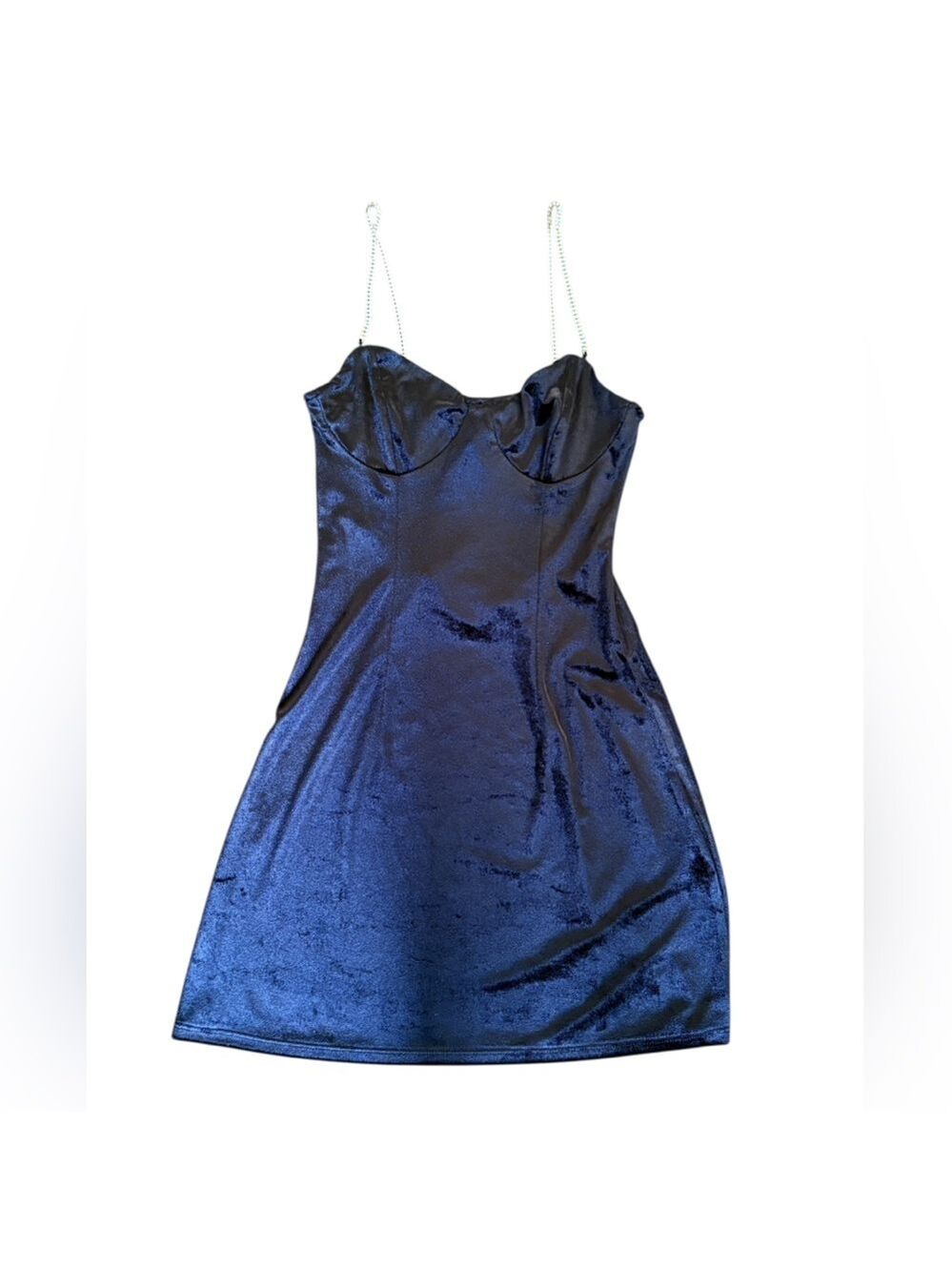 H&M Divided Black Velvet Dress XS